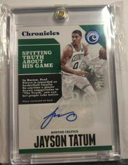 Jayson Tatum #CA-JTT Basketball Cards 2017 Panini Chronicles Autographs Prices