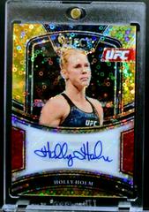 Holly Holm [Gold Disco Prizms] Ufc Cards 2021 Panini Select UFC Signatures Prices