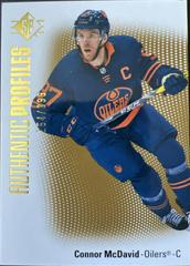 Connor McDavid [Gold] #AP-20 Hockey Cards 2021 SP Authentic Profiles Prices