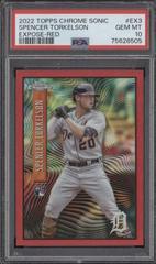 Spencer Torkelson [Red] #EX-3 Baseball Cards 2022 Topps Chrome Sonic Expose Prices