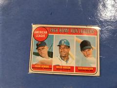 AL Home Run Leaders [Howard, Horton, Harrelson] #5 Baseball Cards 1969 Topps Prices