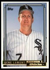 Gene Lamont Baseball Cards 1992 Topps Traded Prices