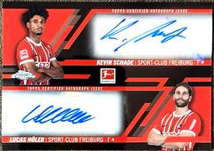 Kevin Schade, Lucas Holer [Black] #CDA-SH Soccer Cards 2022 Topps Chrome Bundesliga Dual Autographs Prices