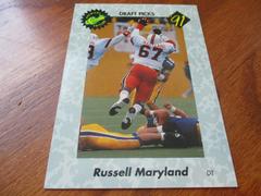 Russell Maryland #2 Football Cards 1991 Classic Prices