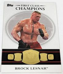 Brock Lesnar #13 Wrestling Cards 2012 Topps WWE First Class Champions Prices
