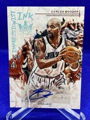 Carlos Boozer [Ruby] #II-CBJ Basketball Cards 2022 Panini Court Kings Impressionist Ink Prices