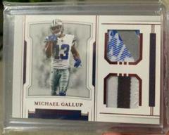 Michael Gallup Football Cards 2018 National Treasures Rookie Dual Materials Prices