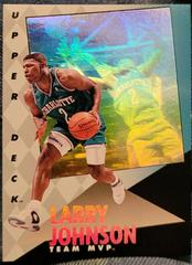 Larry Johnson #3 Basketball Cards 1992 Upper Deck MVP Holograms Prices