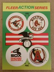 Orioles, Red Sox, White Sox, Angels Baseball Cards 1990 Fleer Action Series Stickers Prices