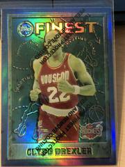 Clyde Drexler [Refractor] Basketball Cards 1995 Finest Prices