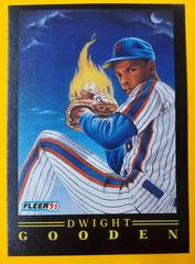 Dwight Gooden [Flame Thrower] Football Cards 1991 Fleer Prices