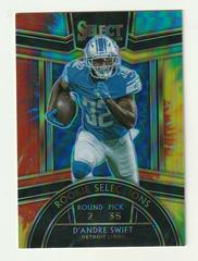 D'Andre Swift [Tie-Dye Prizm] Football Cards 2020 Panini Select Rookie Selections Prices