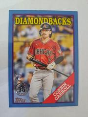 Corbin Carroll [Blue] #2T88-5 Baseball Cards 2023 Topps Series 2 1988 35th Anniversary Prices