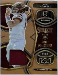 Sam Howell [Copper] #DS-5 Football Cards 2022 Panini Select Draft Selections Memorabilia Prices