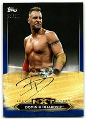 Dominik Dijakovic [Blue] #A-DD Wrestling Cards 2020 Topps WWE NXT Roster Autographs Prices