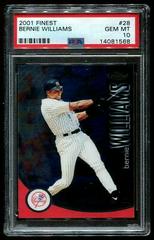 Bernie Williams #28 Baseball Cards 2001 Finest Prices