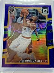 LeBron James [Purple] Basketball Cards 2017 Panini Donruss Optic Prices