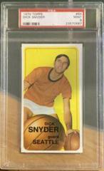 Dick Snyder Basketball Cards 1970 Topps Prices