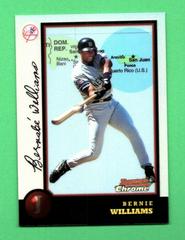 Bernie Williams [Refractor] Baseball Cards 1998 Bowman Chrome International Prices