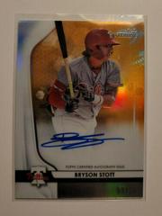 Bryson Stott [Orange Refractor] #BS Baseball Cards 2020 Bowman Sterling Prospect Autographs Prices