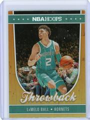 LaMelo Ball #8 Basketball Cards 2022 Panini Hoops Throwback Prices