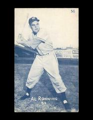 Al Ronning #56 Baseball Cards 1953 Canadian Exhibits Prices