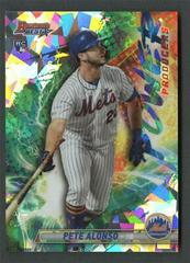Pete Alonso [Atomic Refractor] Baseball Cards 2019 Bowman's Best Power Producers Prices