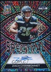Zach Charbonnet #2 Football Cards 2023 Panini Spectra Rookie Autograph Meta Prices
