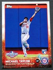 Michael Taylor #14 Baseball Cards 2015 Topps Opening Day Prices