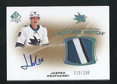 Jasper Weatherby Hockey Cards 2021 SP Authentic Future Watch Auto Patch Prices