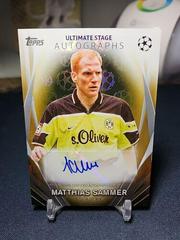 Matthias Sammer [Gold Foilboard] #USA-MS Soccer Cards 2023 Topps UEFA Club Ultimate Stage Autograph Prices