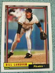 Bill Landrum #661 Baseball Cards 1992 Topps Prices