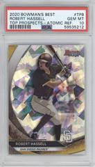 Robert Hassell [Atomic Refractor] Baseball Cards 2020 Bowman's Best Top Prospects Prices