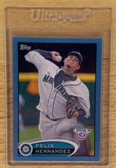 Felix Hernandez [Blue] Baseball Cards 2012 Topps Opening Day Prices