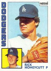 Rick Honeycutt Baseball Cards 1984 Topps Nestle Prices