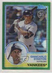 Giancarlo Stanton [Green] Baseball Cards 2018 Topps Chrome 1983 Prices