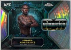 Israel Adesanya #GNW-5 Ufc Cards 2024 Topps Chrome UFC Generation Now Prices