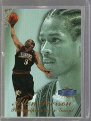 Allen Iverson [Row 3] Basketball Cards 1997 Flair Showcase Prices