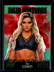 Tay Conti [Green] Wrestling Cards 2021 Upper Deck AEW Main Features Prices