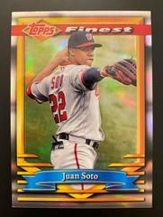 Juan Soto [Refractor] #117 Baseball Cards 2021 Topps Finest Flashbacks Prices