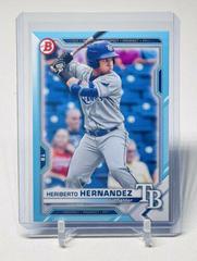 Heriberto Hernandez [Sky Blue] #BD-100 Baseball Cards 2021 Bowman Draft Prices
