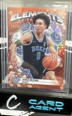 Jared McCain [Orange Refractor] #EG-11 Basketball Cards 2023 Bowman Best University Elements of the Game Prices