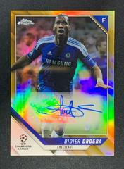 Didier Drogba [Gold Refractor] Soccer Cards 2021 Topps Chrome UEFA Champions League Autographs Prices