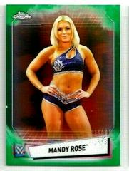 Mandy Rose [Green Refractor] Wrestling Cards 2021 Topps Chrome WWE Image Variations Prices