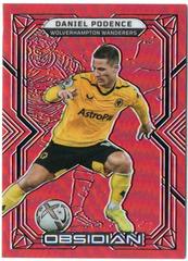 Daniel Podence [Red Flood] Soccer Cards 2022 Panini Obsidian Prices