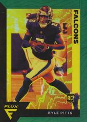 Kyle Pitts [Green] #FX-10 Football Cards 2021 Panini Chronicles Flux Rookies Prices