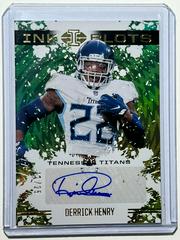 Derrick Henry [Gold] #IB-DH Football Cards 2021 Panini Illusions Ink Blots Autographs Prices