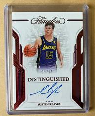 Austin Reaves [Ruby] #4 Basketball Cards 2022 Panini Flawless Autograph Prices