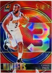 Chris Paul [Red Prizm] Basketball Cards 2021 Panini Select Numbers Prices