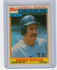 Wade Boggs #11 Baseball Cards 1984 Topps Cereal Series Prices